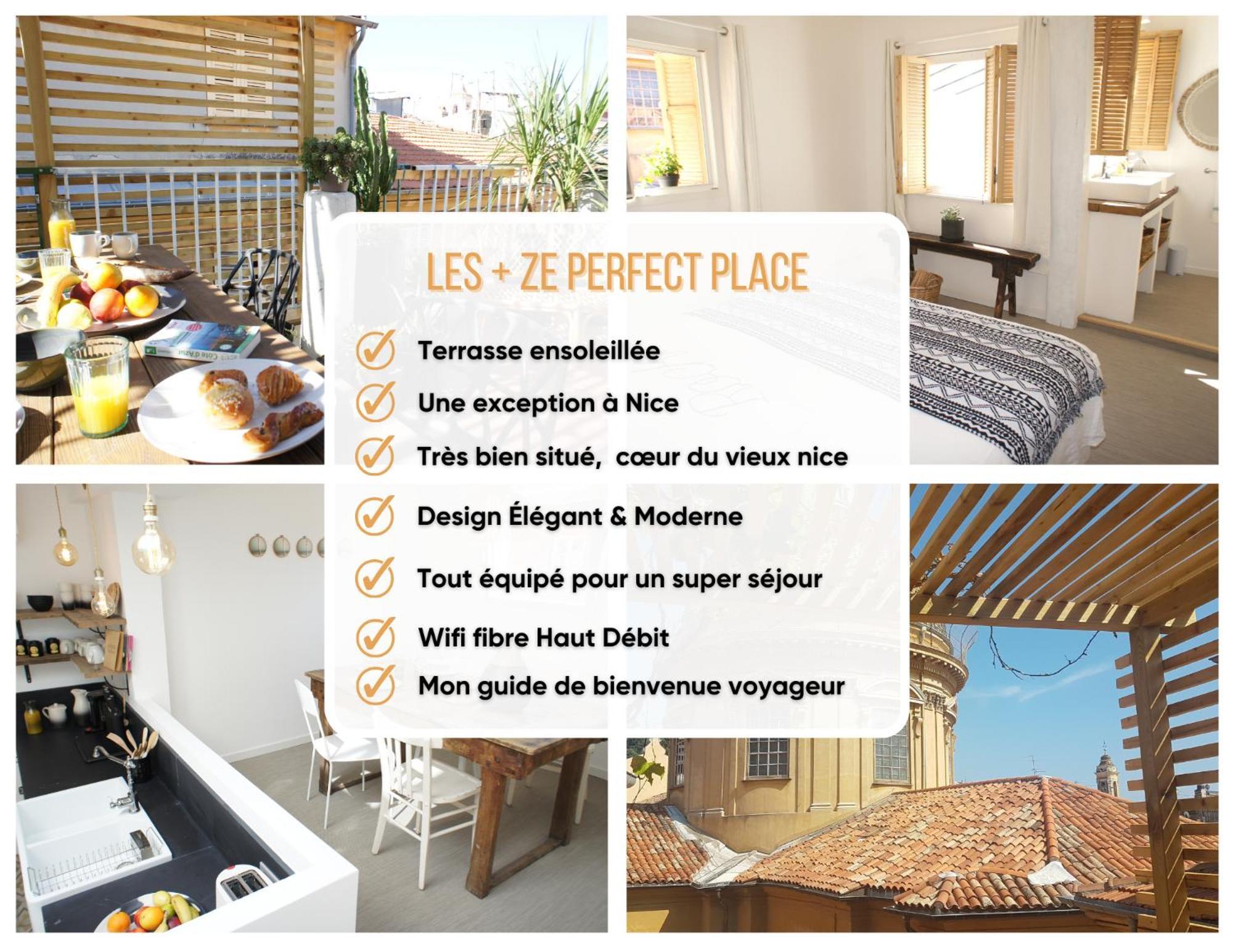 Ze Perfect Place - Vieux Nice - Exceptionnel Appartement - Calme Et Terrasse Avec Vues מראה חיצוני תמונה